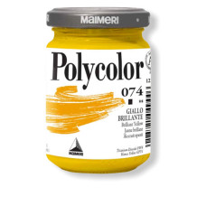 Краска акриловая Maimeri Polycolor 140 мл Желтый яркий 074